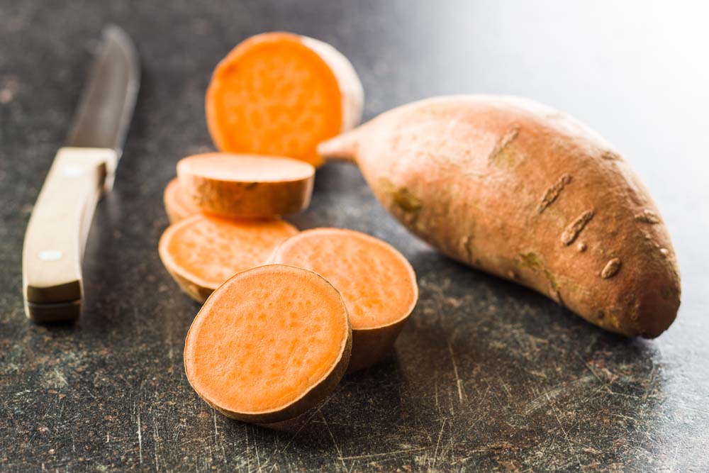 Raw Sweet Potatoes