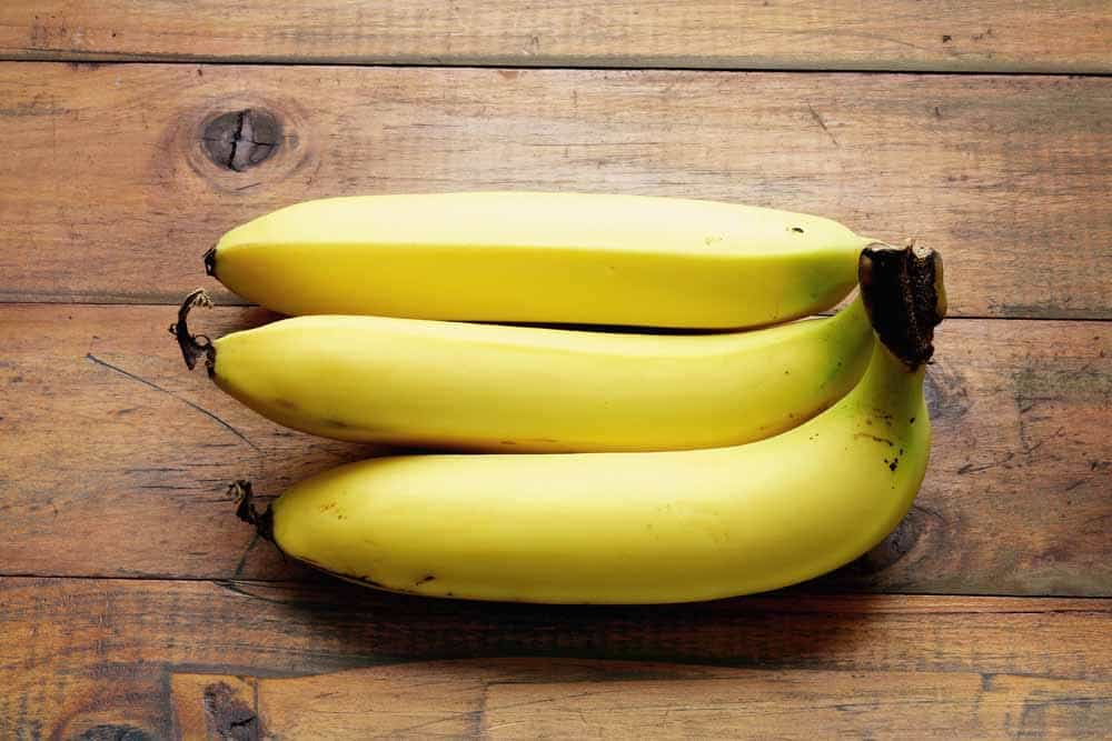 Banana fruit that isn't round