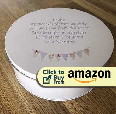 Personalised Special Friend Cake Tin