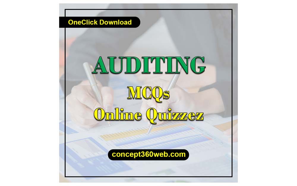 auditing mcqs with answers pdf