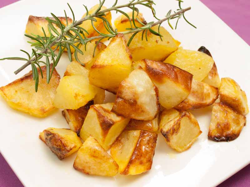 Baked Undercooked Potatoes