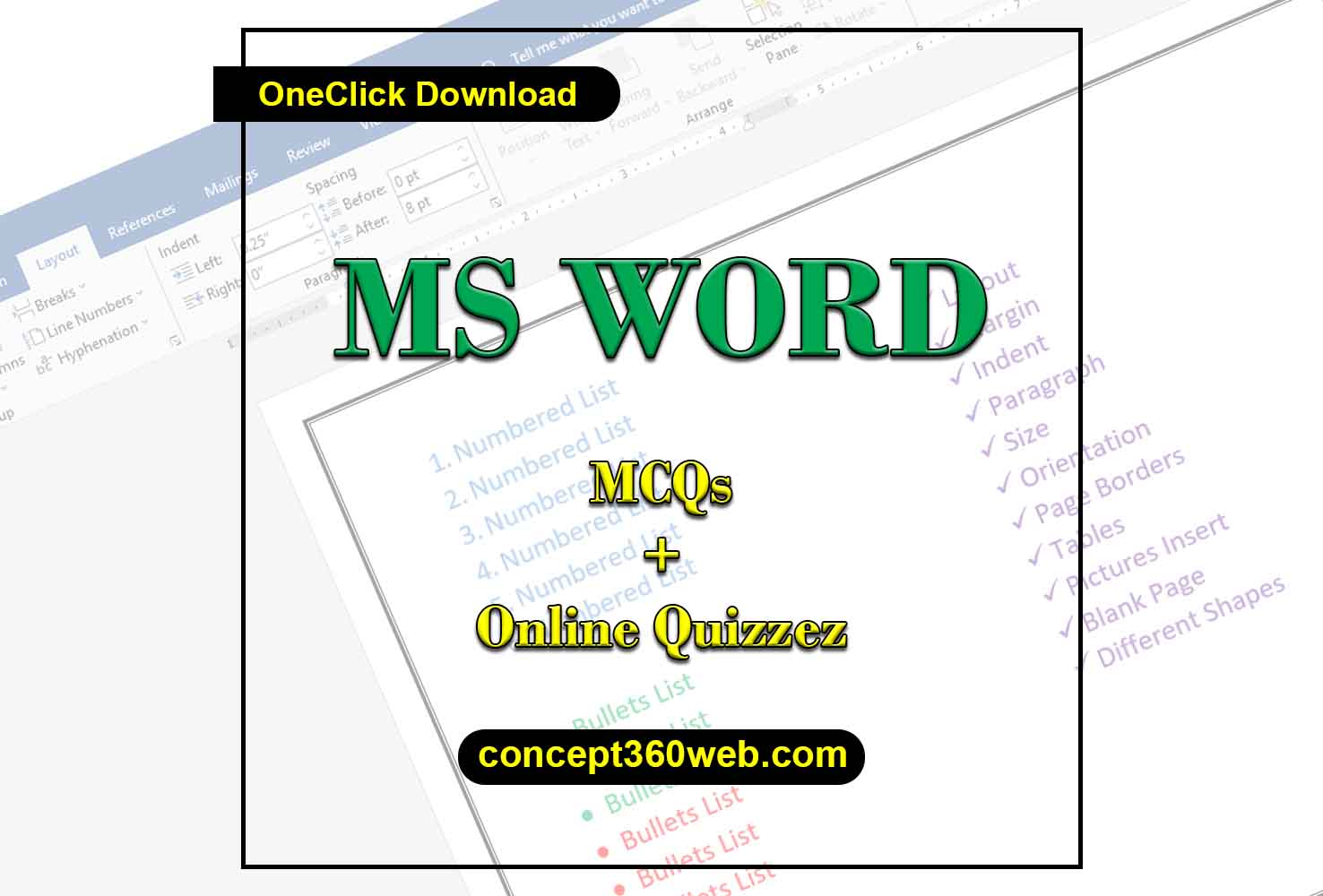 MS Word MCQs