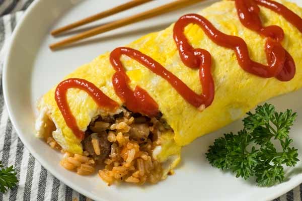 homemade-japanese-omurice-rice-omelet