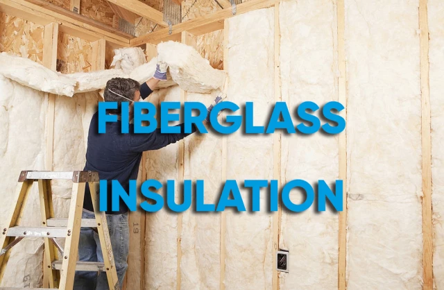 Insulating Wall with Fiberglass