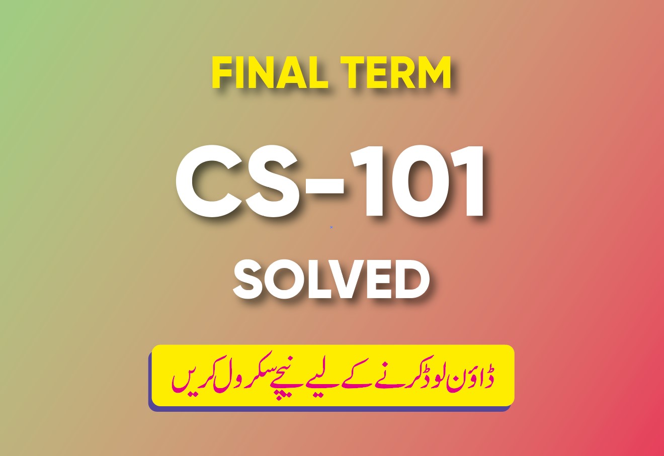 Final Term CS101