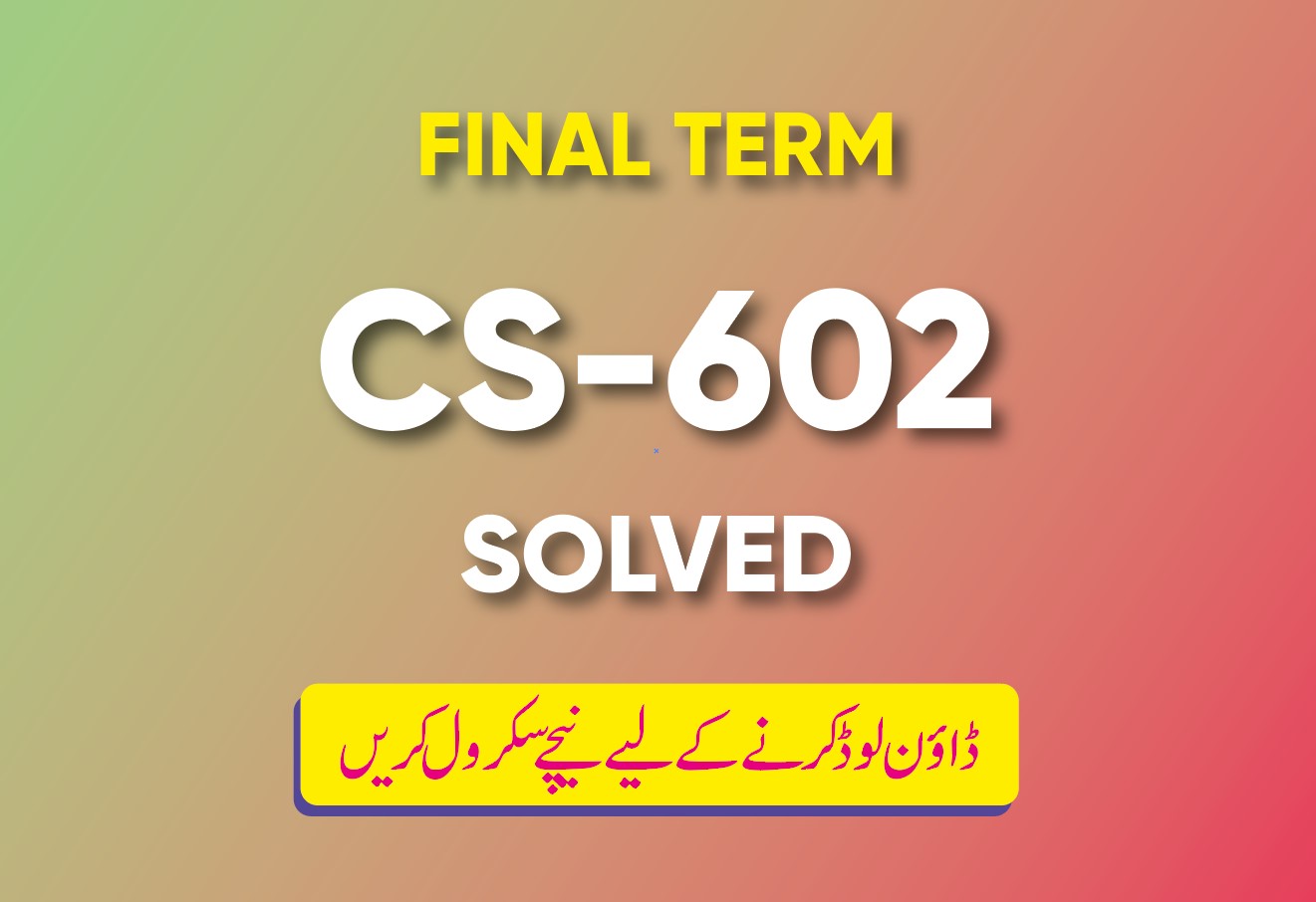 Final Term CS602