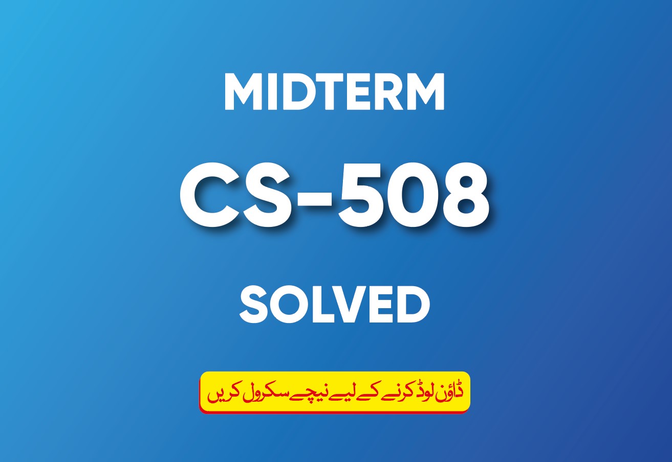 Midterm CS508