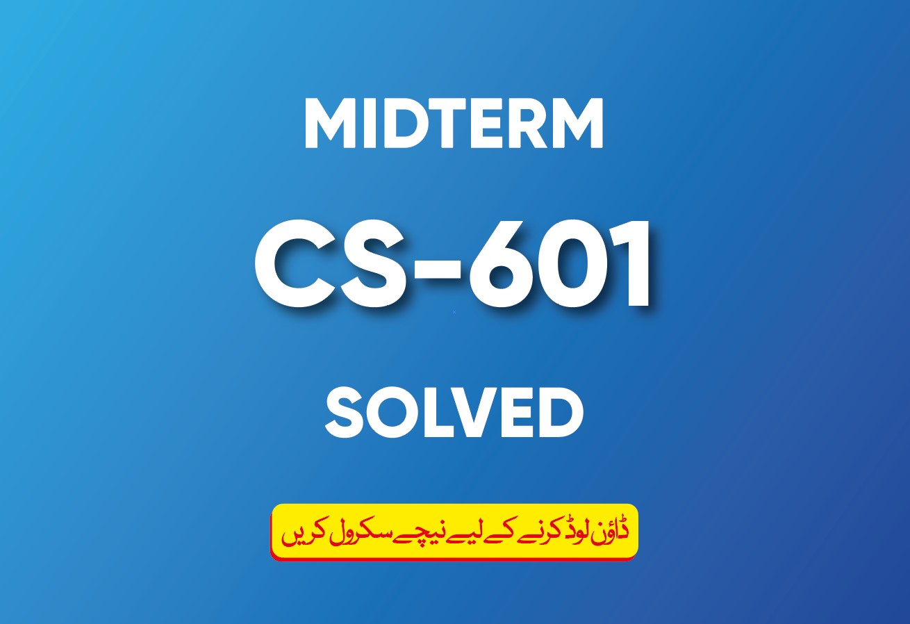 Midterm CS601