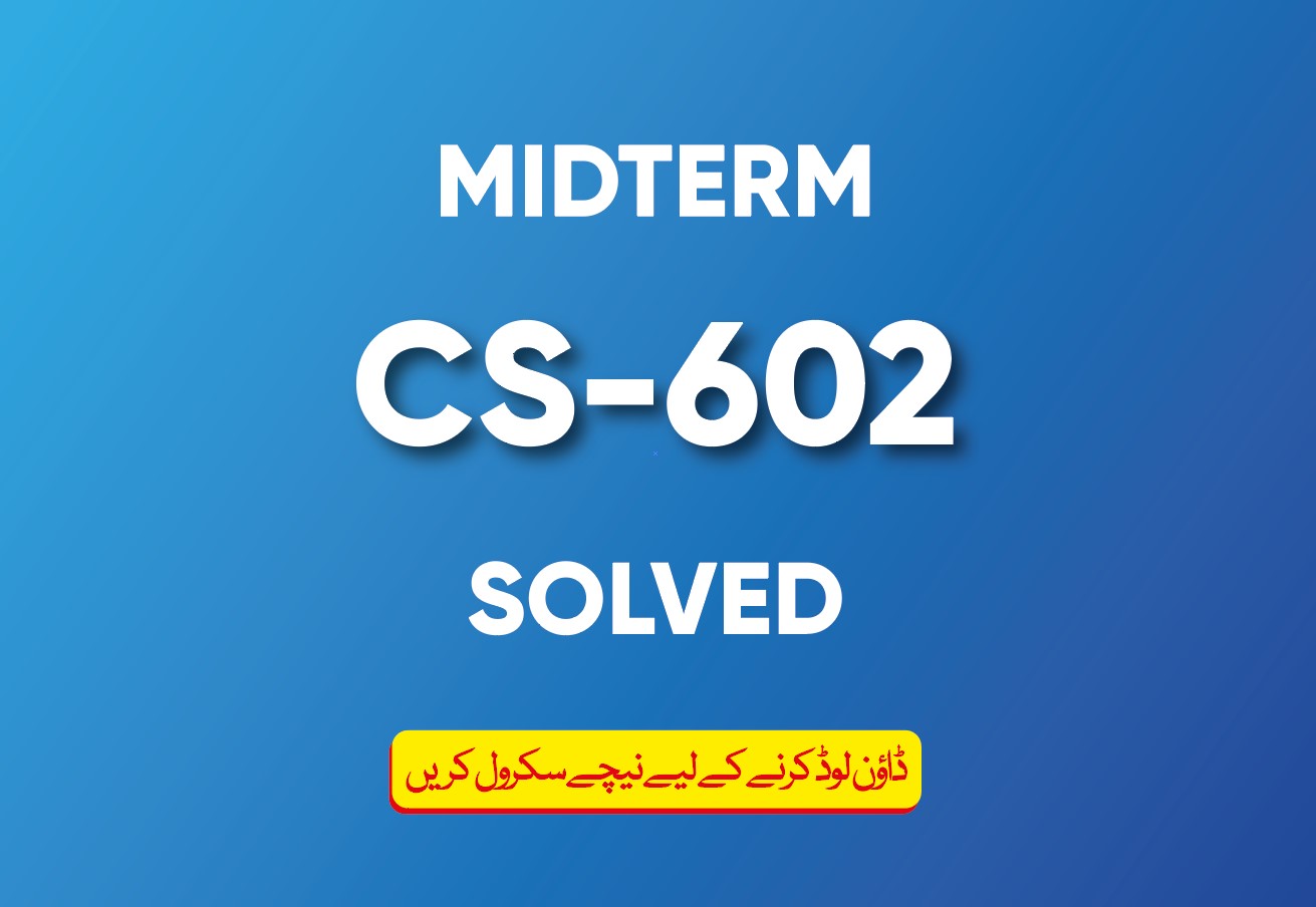 Midterm CS602