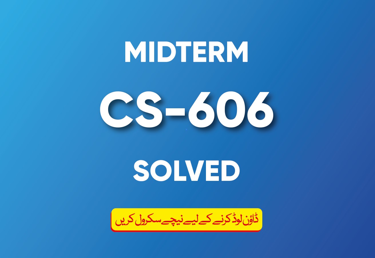 Midterm CS606