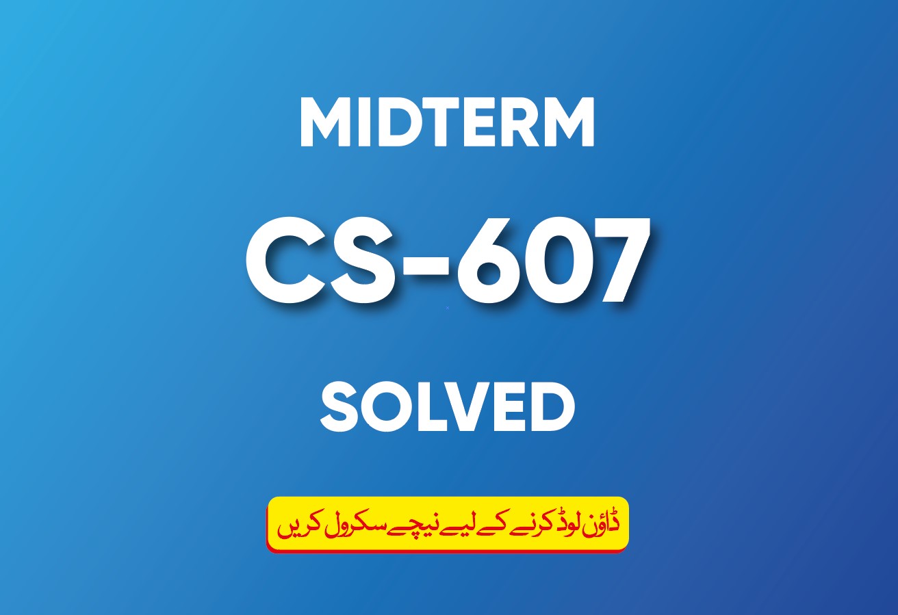 Midterm CS607