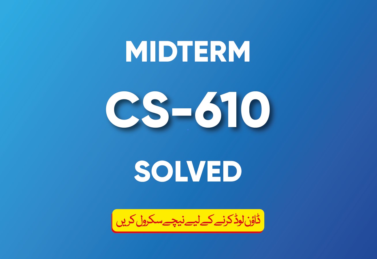 Midterm CS610