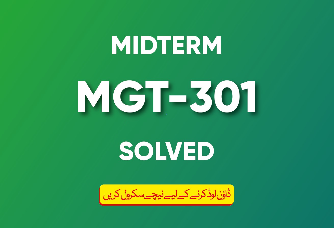 Midterm MGT-301