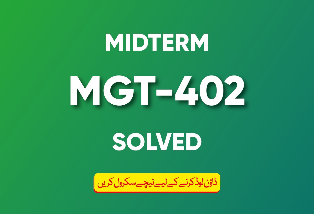 Midterm MGT-402