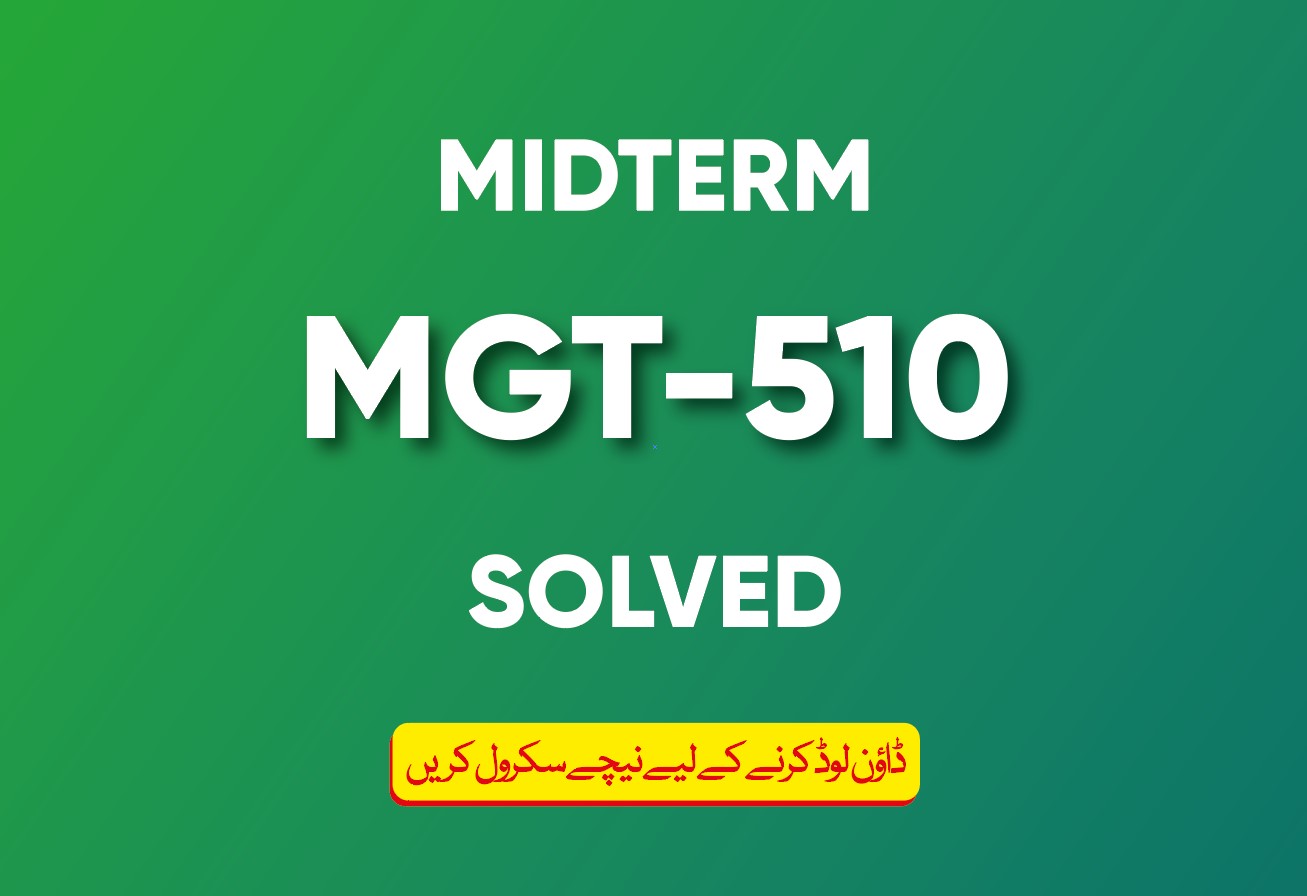 Midterm MGT-510