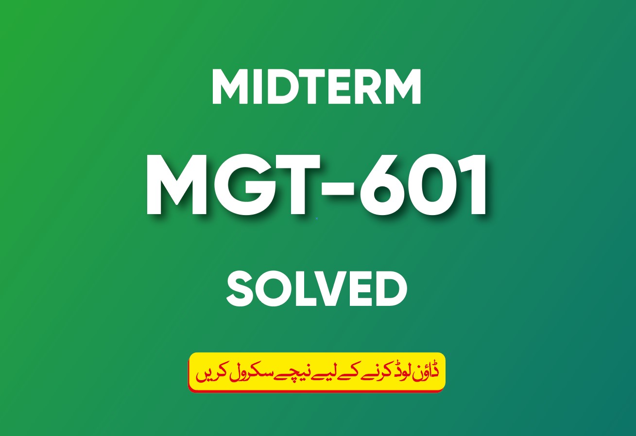 Midterm MGT-601