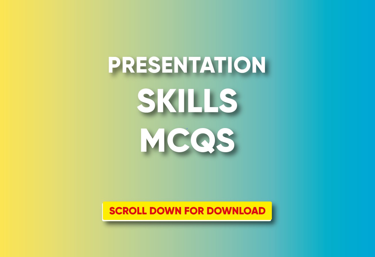 presentation skills mcqs
