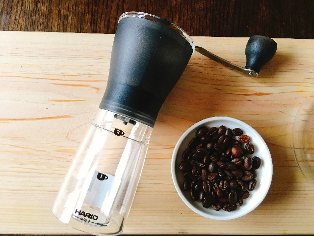 clean the coffee grinder